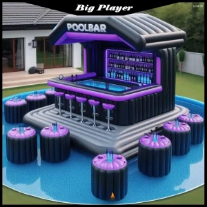 Inflatable backyard pool Bar