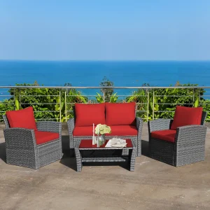 4PCS Furniture Sofa set with Table